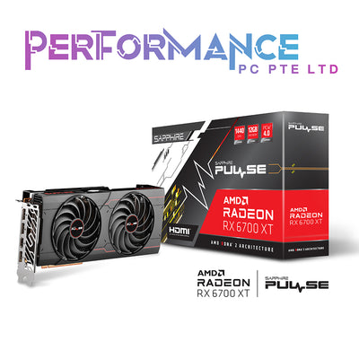 SAPPHIRE PULSE AMD Radeon™ RX 6700 XT RX 6700XT RX6700XT OC GPU (2 YEARS WARRANTY BY CONVERGENT SYSTEMS PTE LTD/B&H TRADING PTE LTD)