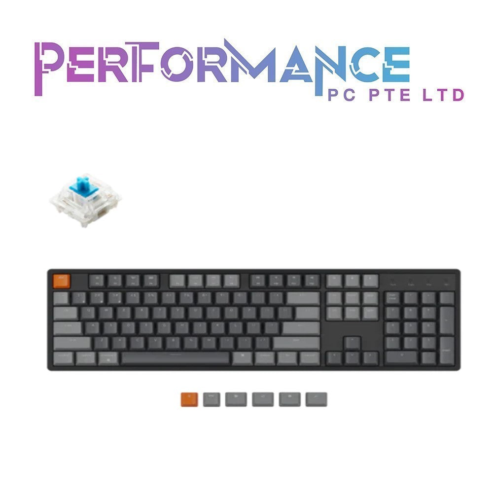 Keychron K10 104 Key RGB Aluminium Hot Swap Wireless Custom Keyboard Gateron Red Switch (1 YEAR WARRANTY BY TECH DYNAMIC PTE LTD)