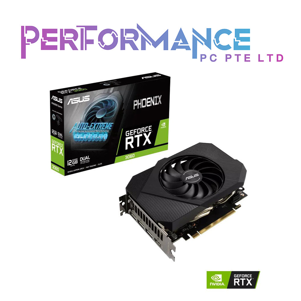 ASUS Phoenix GeForce RTX 3060 V2 12GB GDDR6 Graphics Card (3 YEARS WARRANTY BY AVERTEK ENTERPRISES PTE LTD)