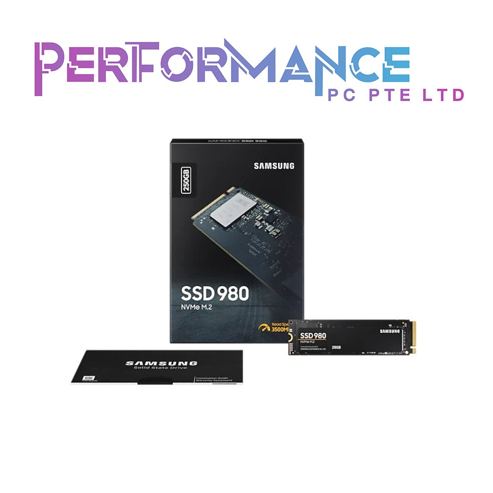 SAMSUNG SSD 980 PCIe 3.0 NVMe M.2 SSD 250GB/500GB/1TB (5 YEARS WARRANTY BY PERFORMANCE PC PTE LTD)