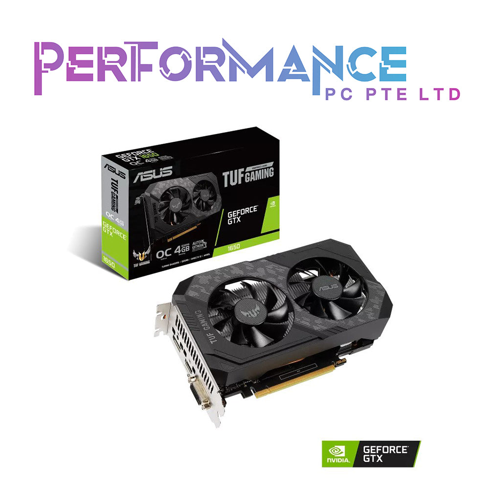 ASUS TUF Gaming GeForce GTX 1650 OC Edition Graphics Card (3 YEARS WARRANTY BY AVERTEK ENTERPRISES PTE LTD)