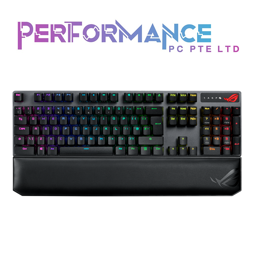 ASUS ROG STRIX SCOPE DELUXE NX SWITCHES WIRELESS KEYBOARD (2 YEARS WARRANTY BY BAN LEONG TECHNOLOGIES PTE LTD)