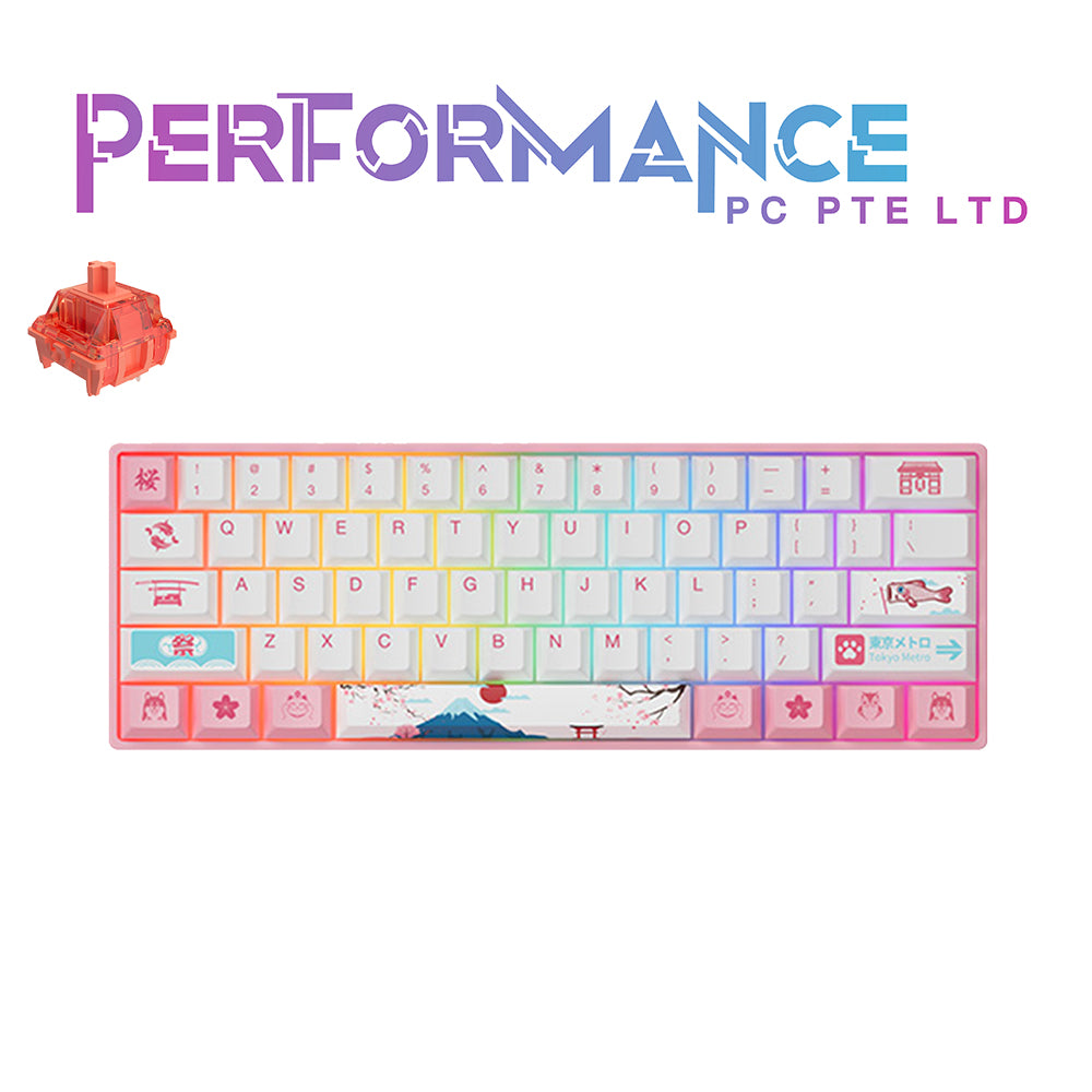 AKKO Keyboard 3061S RGB Hotswap - World Tour Tokyo R1 (Gateron Orange Tactile) ( 1 YEAR WARRANTY BY TECH DYNAMIC)