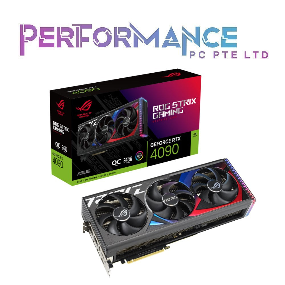 Asus ROG Strix GeForce RTX 4090 RTX4090 OC Edition 24GB GDDR6 X GDDR6X (3 YEARS WARRANTY BY BAN LEONG TECHNOLOGIES PTE LTD)