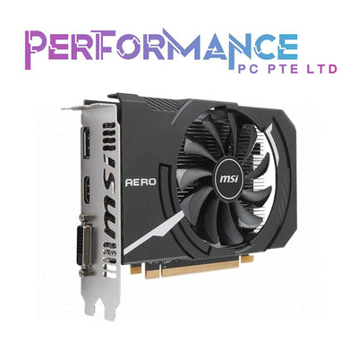 Radeon RX 550 AERO ITX 4G OC (3 YEARS WARRANTY BY CORBELL TECHNOLOGY PTE LTD)