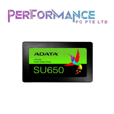 ADATA SU650 M.2/SSD 120GB/240GB/250GB/500GB/1TB Ultimate SU650 3D NAND / R/W up to 550/510 (3 YEARS WARRANTY BY CORBELL TECHNOLOGY PTE LTD)