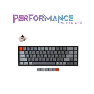 Keychron K6 68 Key RGB Aluminium Frame Hot Swap Gateron Blue/Red/Brown Switch Wireless Custom Keyboard (1 YEAR WARRANTY BY TECH DYNAMIC PTE LTD)