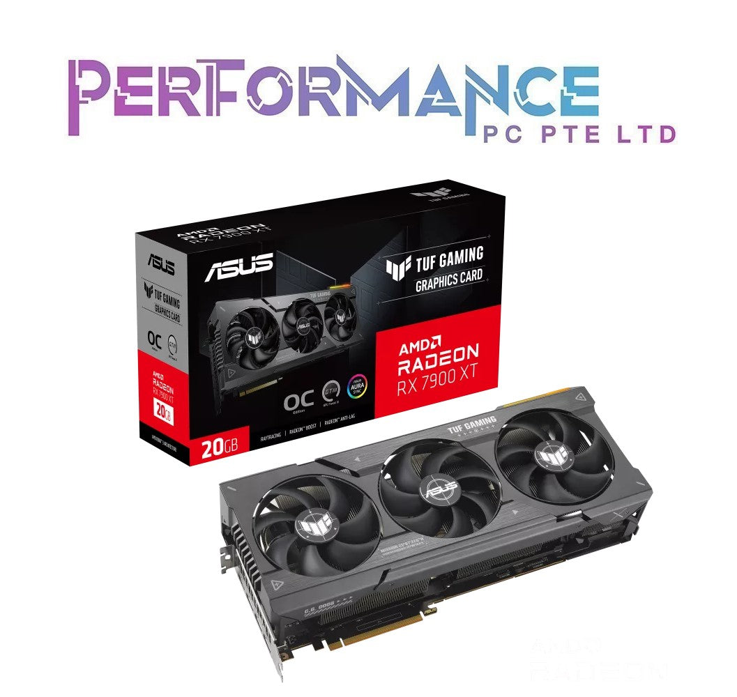 ASUS TUF Gaming Radeon RX7900XT RX7900 XT RX 7900XT RX 7900 XT OC Edition 20GB GDDR6 (3 YEARS WARRANTY BY BAN LEONG TECHNOLOGIES PTE LTD)