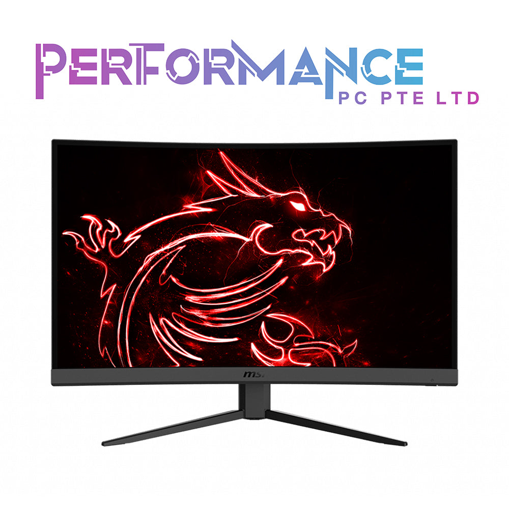 MSI Optix G27CQ4 Curved Gaming Monitor - 27 Inch, 16:9 WQHD (2560 x 1440), 1440p, 2K, VA, 165Hz, 1ms, 1500R, FreeSync Premium, DisplayPort, HDMI, Night Vision, Frameless, Anti-Flicker,Less Blue Light (3 YEARS WARRANTY BY CORBELL TECHNOLOGY PTE LTD)