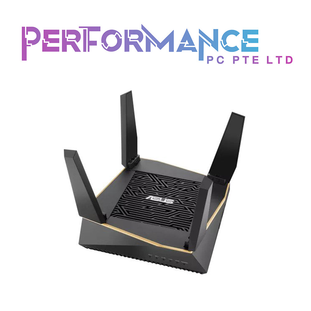 ASUS RT-AX92U AX6100 Tri-Band WiFi 6 (802.11ax) Gaming Router, prioritize game traffic by Gear Accelerator, support AiMesh Whole Home Mesh WiFi, Lifetime Free AiProtection Pro Internet Security (3 YEARS WARRANTY BY AVERTEK ENTERPRISES PTE LTD)