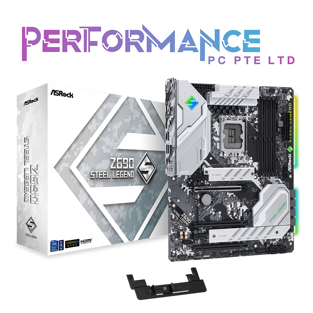 ASROCK Z690 Steel Legend DDR4 Motherboard (3 YEARS WARRANTY BY TECH DYNAMIC PTE LTD)