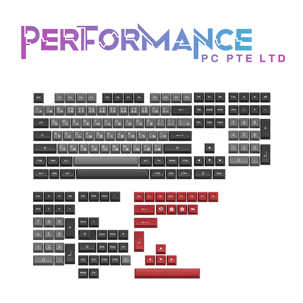 AKKO Keycap - ASA Profile/Cherry Profile - Psittacus/Psittacus Japanese (157pcs)/(158pcs) (1 YEAR WARRANTY BY TECH DYNAMIC PTE LTD)