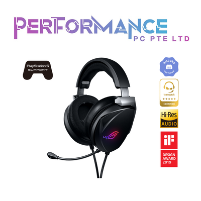 ASUS ROG THETA 7.1 GAMING HEADSET AI noise-cancelling microphone, ROG home-theater-grade 7.1 DAC (2 YEARS WARRANTY BY BAN LEONG TECHNOLOGIES PTE LTD)