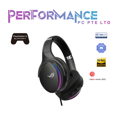 ASUS ROG Fusion II 500 USB-C, 3.5mm Gaming Headset - AI Beamforming Mic, AI Mic, 7.1 surround sound, Hi-Res ESS 9280 Quad DAC, Game Chat, 3.5mm, USB-C (2 YEARS WARRANTY BY BAN LEONG TECHNOLOGIES PTE LTD)