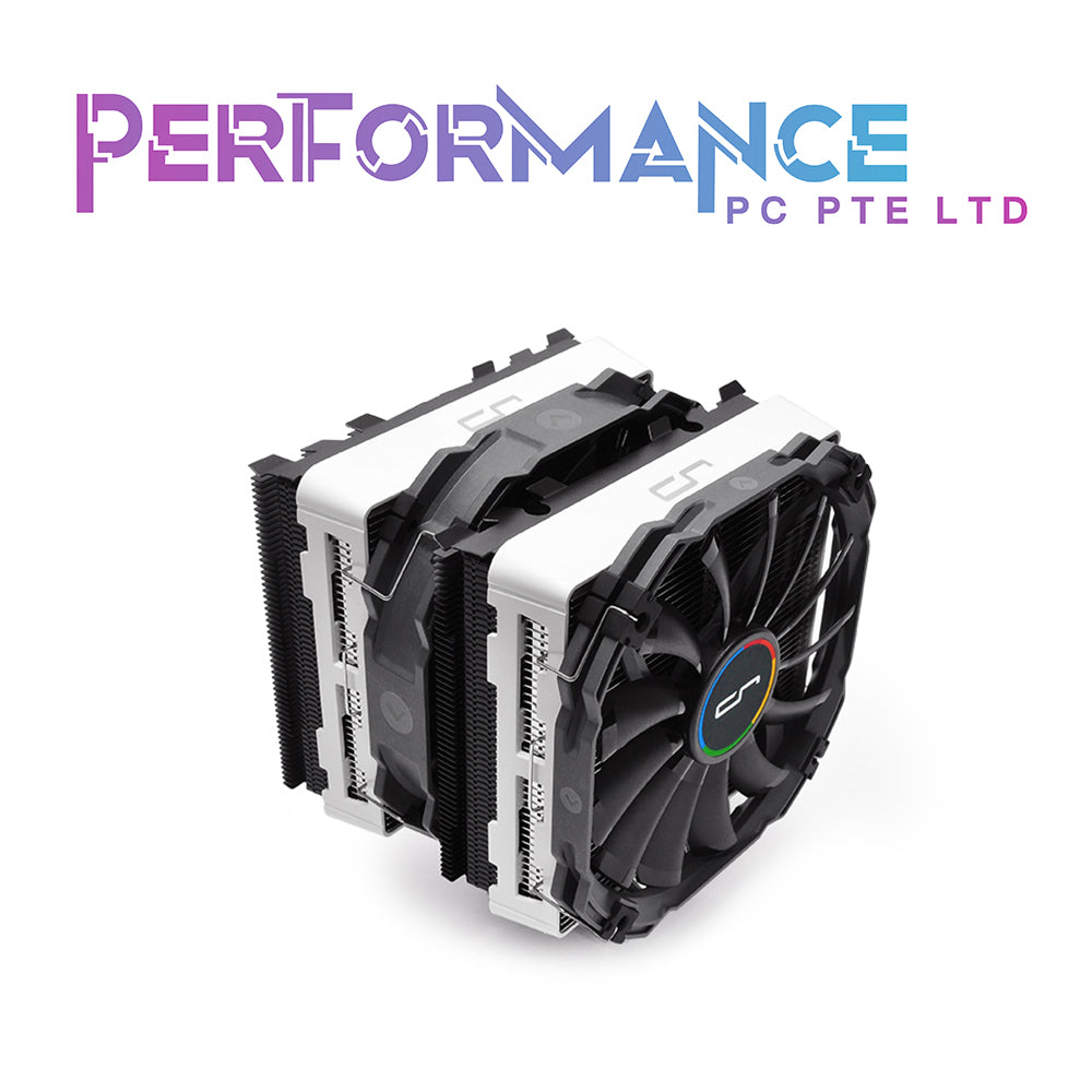 CRYORIG R1 Universal Dual Tower CPU AIR COOLER heatsink with 1 XF140/1 XT140 white (3 YEARS WARRANTY BY CORBELL TECHNOLOGY PTE LTD)