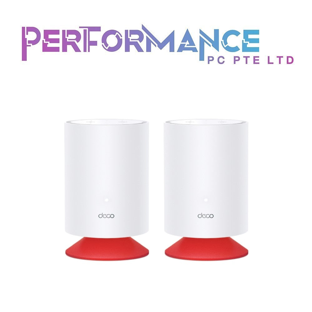 TP-LINK Deco Voice X20 (2-PCS) AX1800 Gigabit OFDMA MU-MIMO WiFi 6 AI-Driven Whole Home MESH Wifi System with Alexa Built-In (3 YEARS WARRANTY BY BAN LEONG TECHNOLOGIES PTE LTD)