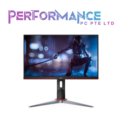 AOC 24G2Z 23.8 inch/ 24 inch 240Hz Gaming Monitor / IPS, Adaptive Sync, 0.5ms, HDR Mode, HDMI 2.0 x 2, DisplayPort 1.2 x 1, Headphone Out, Height Adjustable (3 YEARS WARRANTY BY CORBELL TECHNOLOGY PTE LTD)