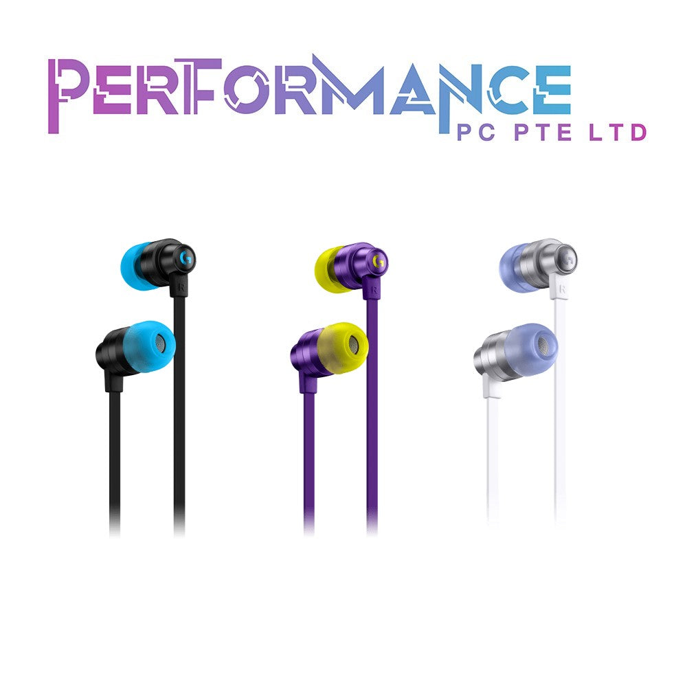 LOGITECH G333 GAMING EARPHONES WITH MIC DUAL DRIVERS (2 YEARS WARRANTY BY BAN LEONG TECHNOLOGIES PTE LTD)