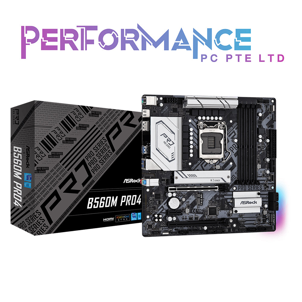 ASRock B560M PRO4 (3 Years Warranty By Tech Dynamic Pte Ltd)