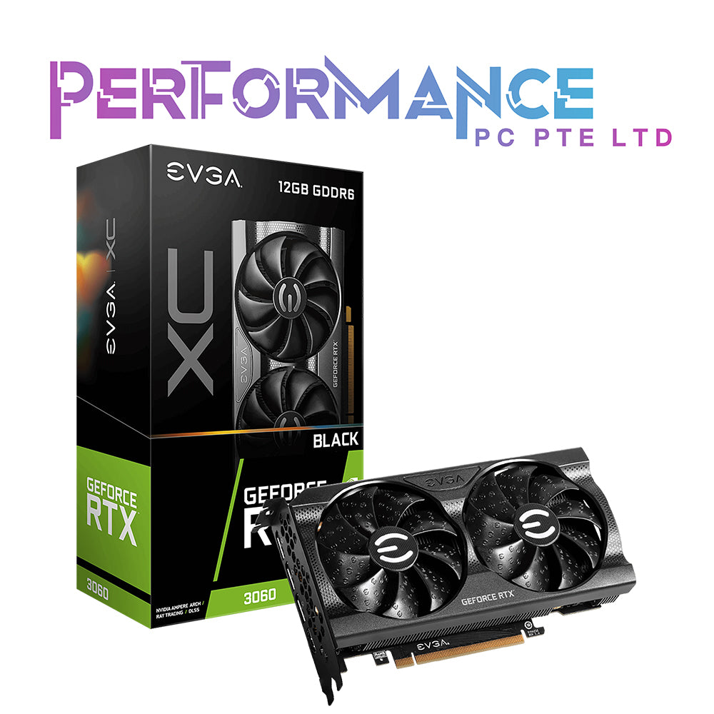 EVGA RTX 3060 XC GAMING BLACK 12GB GDDR6 (3 Years Warranty By Tech Dynamic Pte Ltd)