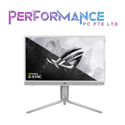 ASUS ROG Strix XG16AHP-W Portable 144Hz Gaming Monitor — 15.6-inch FHD (1920 x 1080), 144 Hz, IPS panel, non-glare, built-in 7800 mAh battery, fold-out kickstand, USB Type-C, micro HDMI (3 YEARS WARRANTY BY AVERTEK ENTERPRISES PTE LTD)