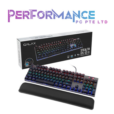 GALAX STEALTH Gaming Keyboard (STL-03)Blue switch (1 YEAR WARRANTY BY CORBELL TECHNOLOGY PTE LTD)