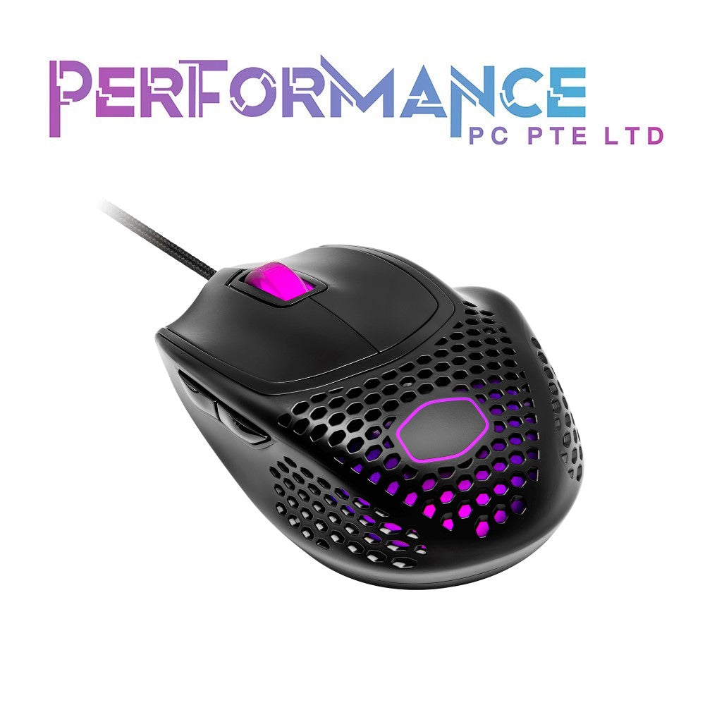 COOLERMASTER MASTERMOUSE MM720 RGB GAMING MOUSE - M.BLACK/G.WHITE (2 YEARS WARRANTY BY BAN LEONG TECHNOLOGIES PTE LTD)