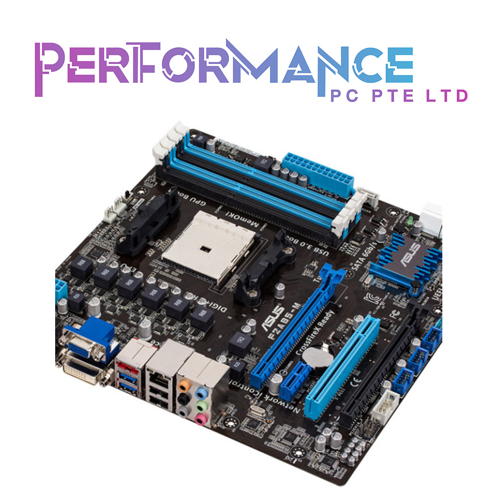 ASUS F2A85-M PRO AMD FM2 A85X FCH DDR3 HDMI/DVI/D-SUB/DP microATX Motherboard (3 YEARS WARRANTY BY AVERTEK ENTERPRISES PTE LTD)