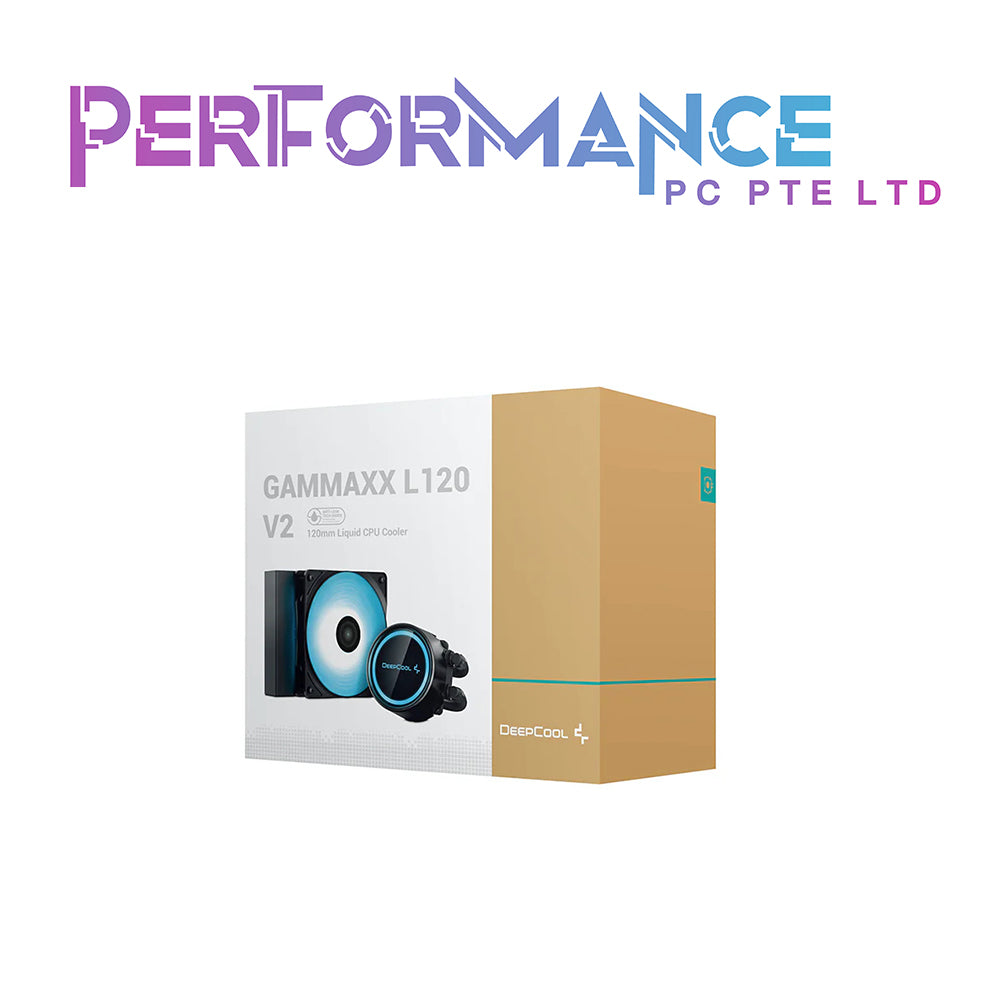 DEEPCOOL GAMMAXX L120 V2 AIO CPU COOLER (3 Years Warranty By Tech Dynamic Pte Ltd)