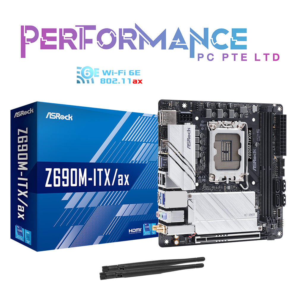 ASRock Z690M-ITX/AX DDR4 (3 Years Warranty By Tech Dynamic Pte Ltd)