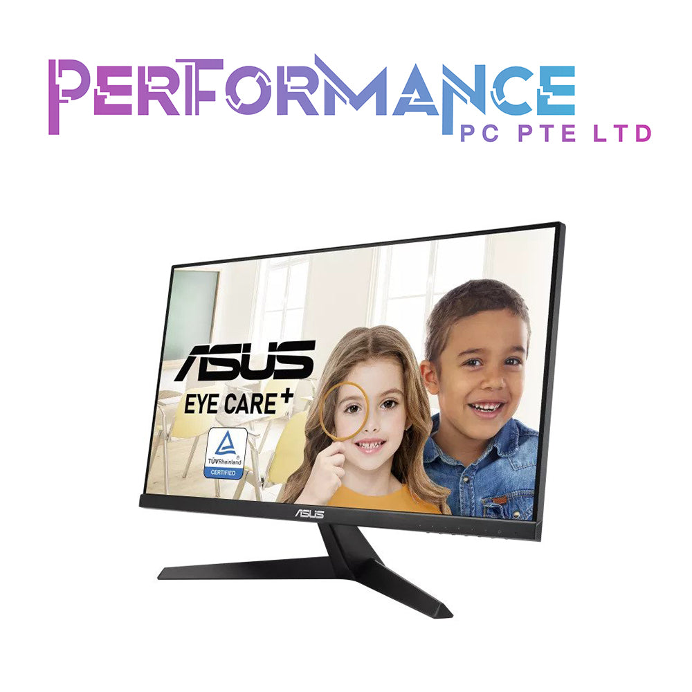 ASUS VY249HE 23.8 inch IPS Full HD Monitor / 75Hz, 1ms, FreeSync, Eye Care Plus, Color Augmentation, Rest Reminder, Blue Light Filter, Flicker Free, antibacterial / HDMI, VGA / Headphone out (3 YEARS WARRANTY BY AVERTEK ENTERPRISES PTE LTD)