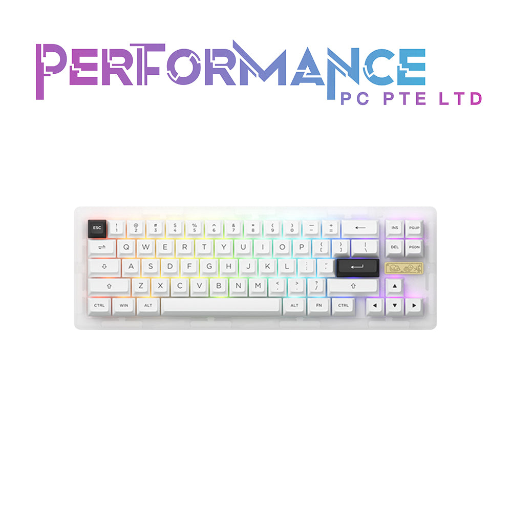 AKKO Keyboard - ACR PRO 68 Bundle ( CS Crystal Linear + BoW Caps) (1 YEAR WARRANTY BY TECH DYNAMIC PTE LTD)