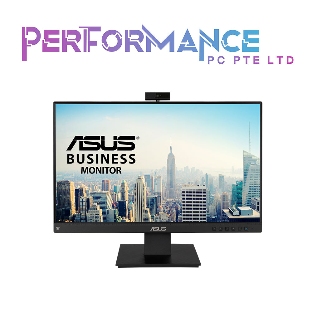 ASUS BE24EQK Business Monitor – 23.8 inch, Full HD, IPS, Frameless, Full HD Webcam, Mic Array, Flicker free, Low Blue Light, HDMI