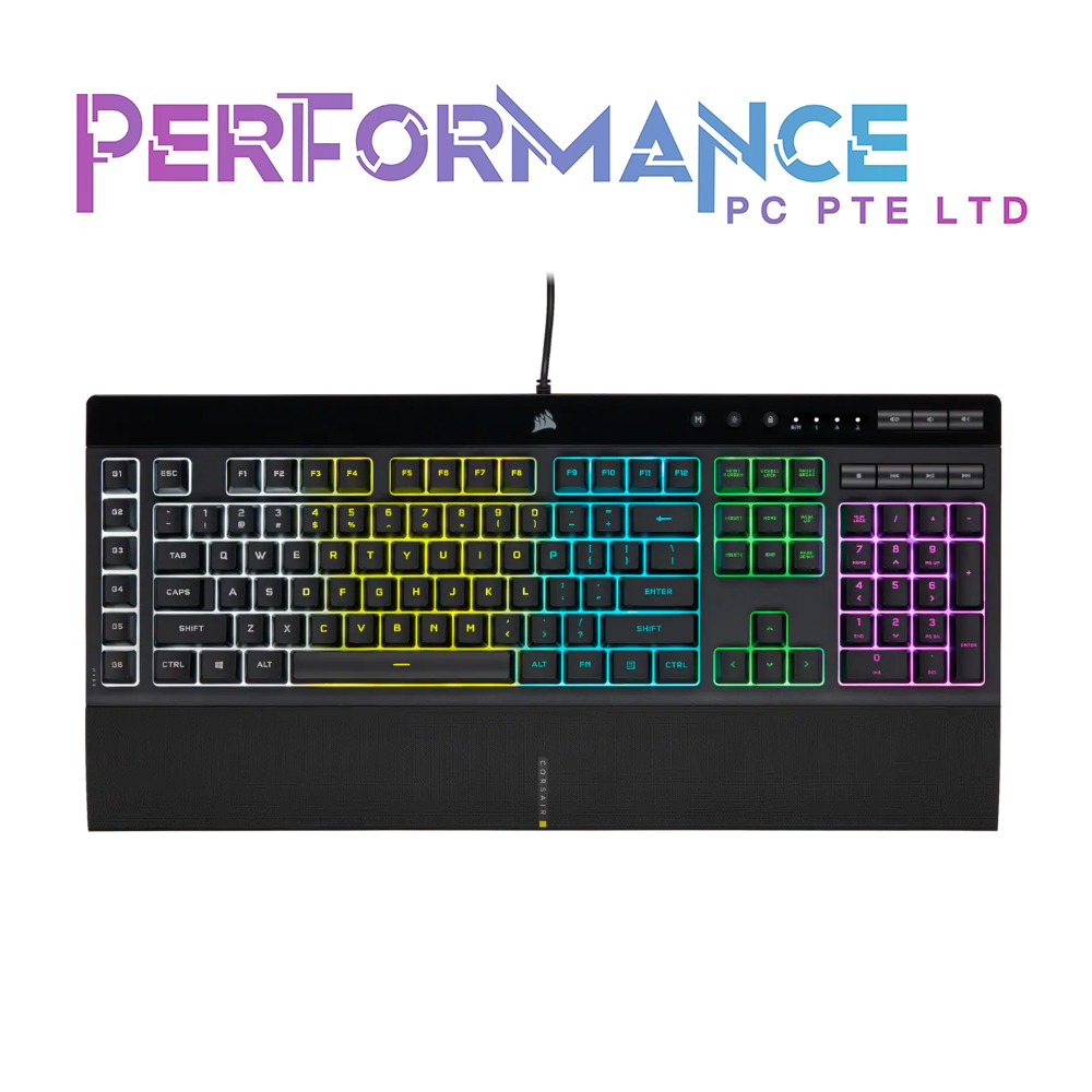 CORSAIR K55 RGB PRO Gaming Keyboard (IP42 Protection, Spill Resistance) (2 YEARS WARRANTY BY CONVERGENT SYSTEMS PTE LTD)