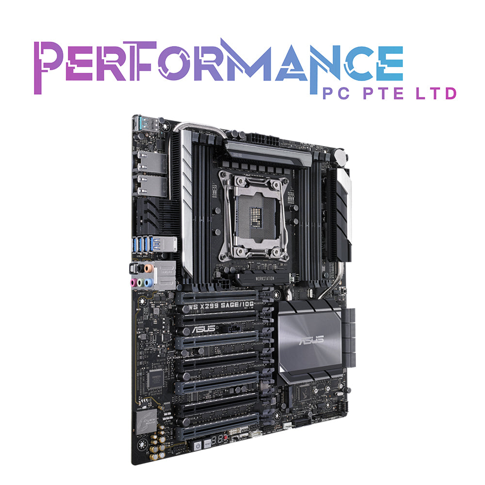 ASUS WS X299 SAGE/10G Intel LGA 2066 CEB Motherboard (3 YEARS WARRANTY BY AVERTEK ENTERPRISES PTE LTD)