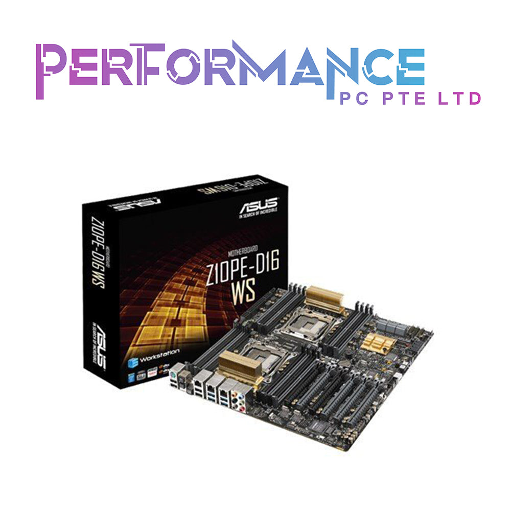 ASUS Z10PE-D8 WS/Z10PE-D16 WS Dual Intel Socket 2011-3/ Intel C612 PCH chipset High Expandable EEB Power with Dual CPU (3 YEARS WARRANTY BY AVERTEK ENTERPRISES PTE LTD)