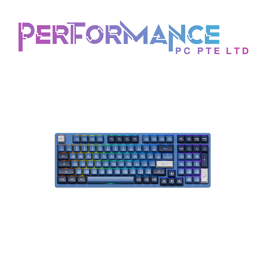 AKKO Keyboard Wireless RGB Hotswap 3mode - 3098B Ocean Star CS Akko Jelly White Switch (1 YEAR WARRANTY BY TECH DYNAMIC PTE LTD)