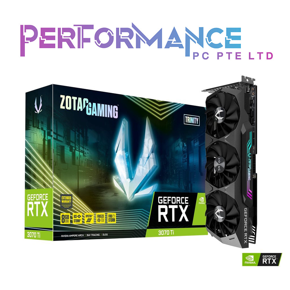 ZOTAC GAMING GeForce RTX 3070 Ti RTX 3070Ti Trinity OC 8G GDDR6X (3+2 Years Warranty By Tech Dynamic Pte Ltd)