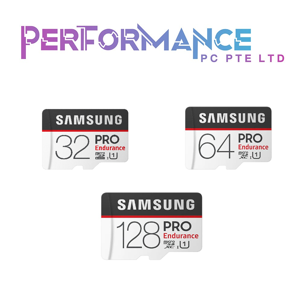 SAMSUNG PRO ENDURANCE 32GB/64GB/128GB/256GB microSD with adapter (5 YEARS WARRANTY BY ETERNAL ASIA DISTRIBUTION PTE LTD)