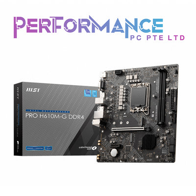 MSI PRO H610M-G PRO DDR4 (3 YEARS WARRANTY BY CORBELL TECHNOLOGY PTE LTD)
