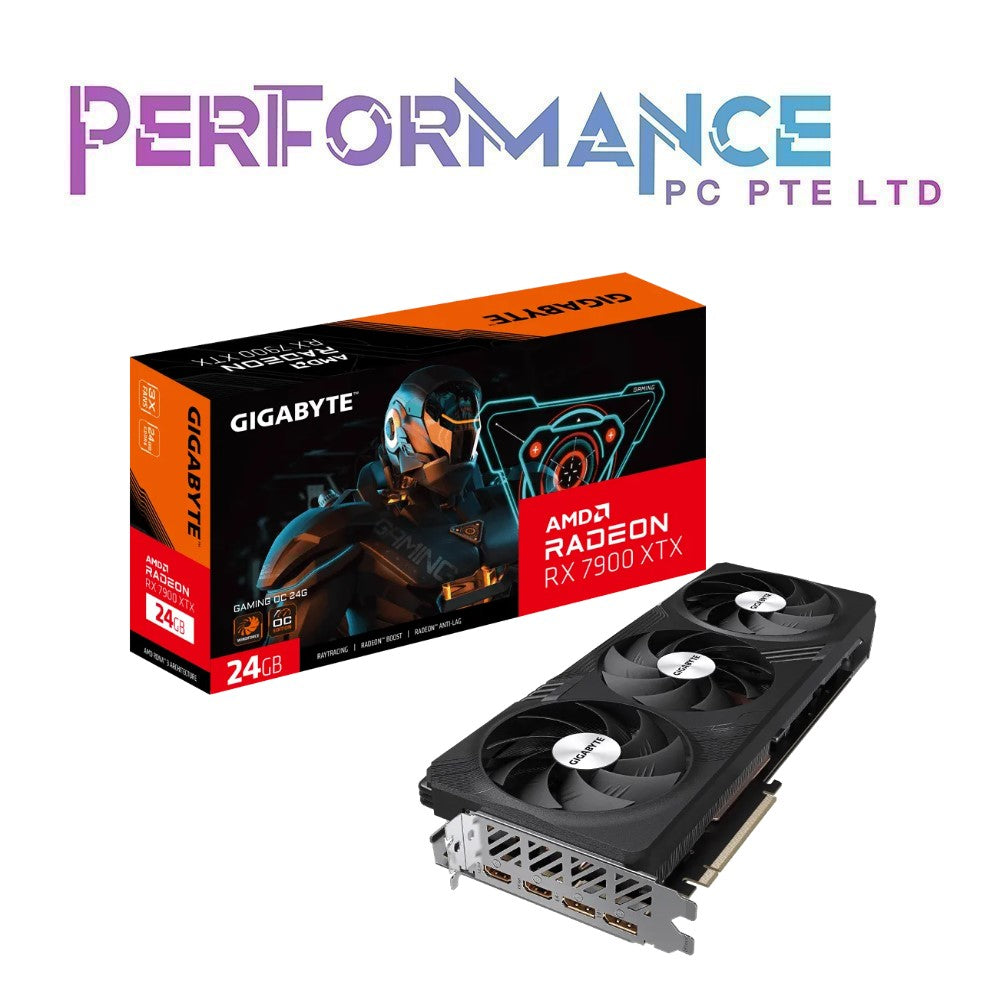 Gigabyte Radeon RX7900XTX, RX7900 XTX, RX 7900XTX, RX 7900 XTX GAMING OC 24G Gaming Graphics Card (3 YEARS WARRANTY BY CDL TRADING PTE LTD)