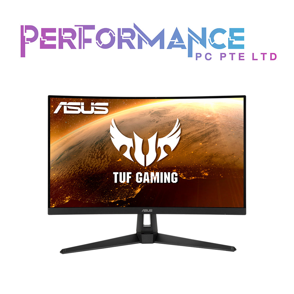 ASUS TUF Gaming VG27VH1B Gaming Monitor –27 inch Full HD (1920x1080), 165Hz, Extreme Low Motion Blur, Adaptive-sync, FreeSync Premium, 1ms (MPRT), Curved (3 YEARS WARRANTY BY AVERTEK ENTERPRISES PTE LTD)