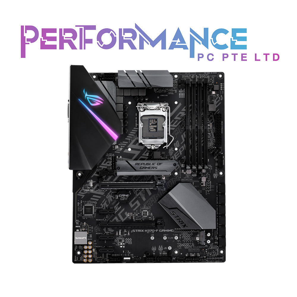 ASUS ROG STRIX H370-F GAMING Intel H370 ATX gaming motherboard (3 YEARS WARRANTY BY AVERTEK ENTERPRISES PTE LTD)