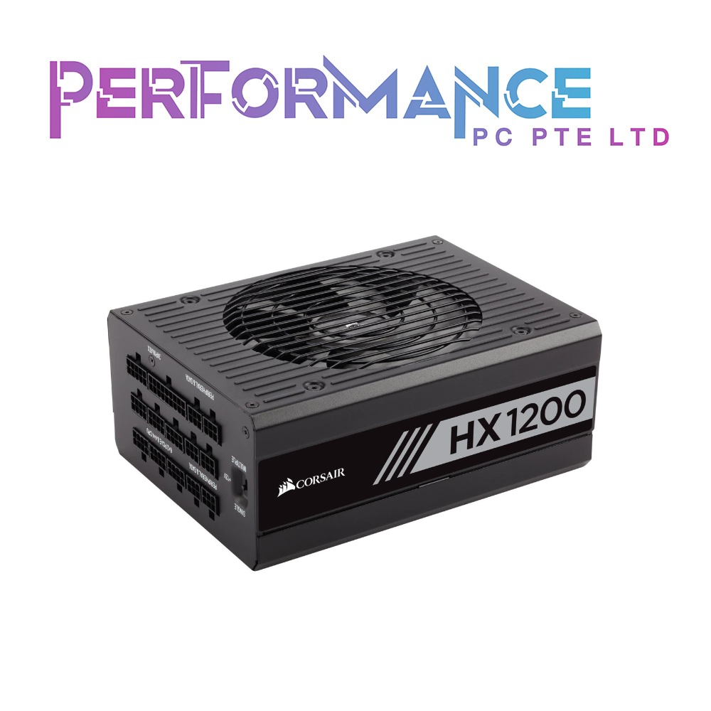 CORSAIR HX Series HX750/HX850/HX1000/HX1200 — 750W/850W/1000W/1200W 80 PLUS Platinum Certified Fully Modular PSU (10 YEARS WARRANTY BY CONVERGENT SYSTEMS PTE LTD)