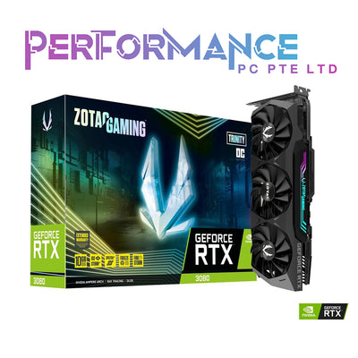 ZOTAC GAMING GeForce RTX 3080 Trinity OC 10G GDDR6X LHR (3+2 Years Warranty By Tech Dynamic Pte Ltd)