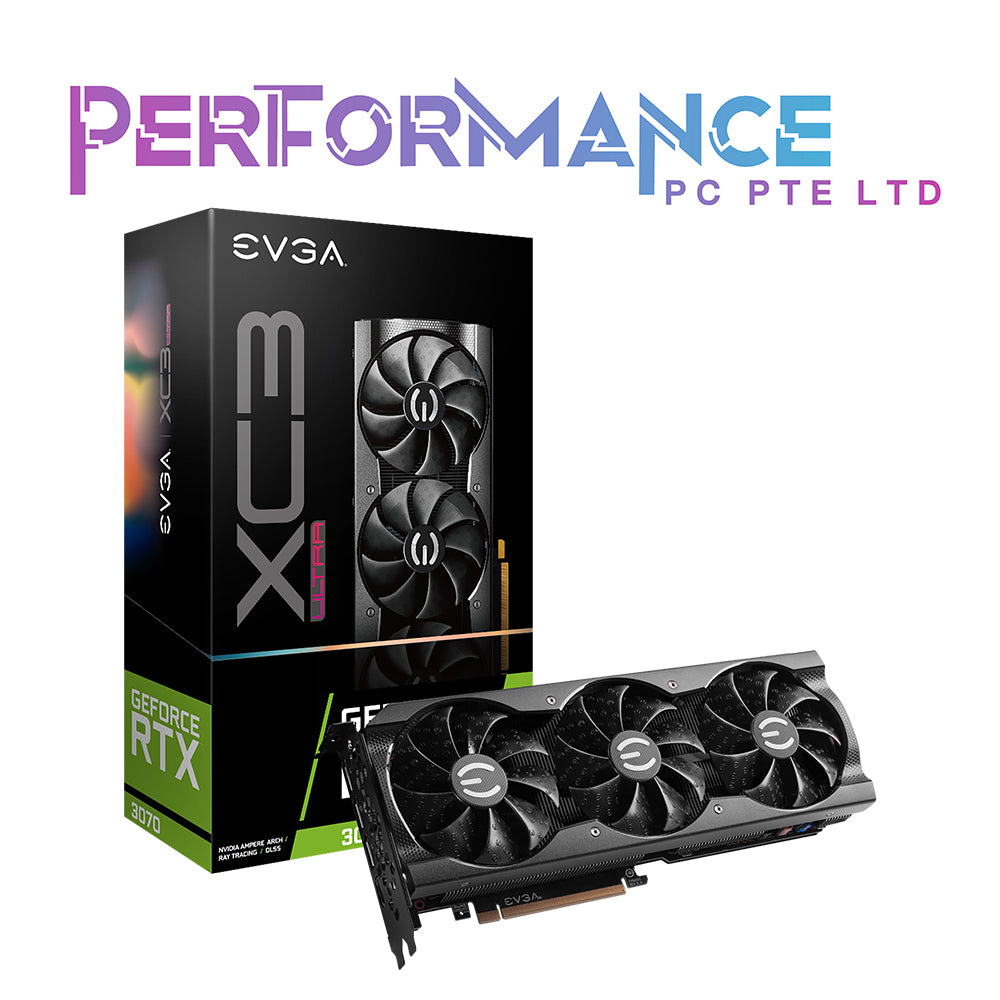 EVGA RTX 3070 XC3 ULTRA GAMING 8GB GDDR6 , LHR (3 Years Warranty By Tech Dynamic Pte Ltd)