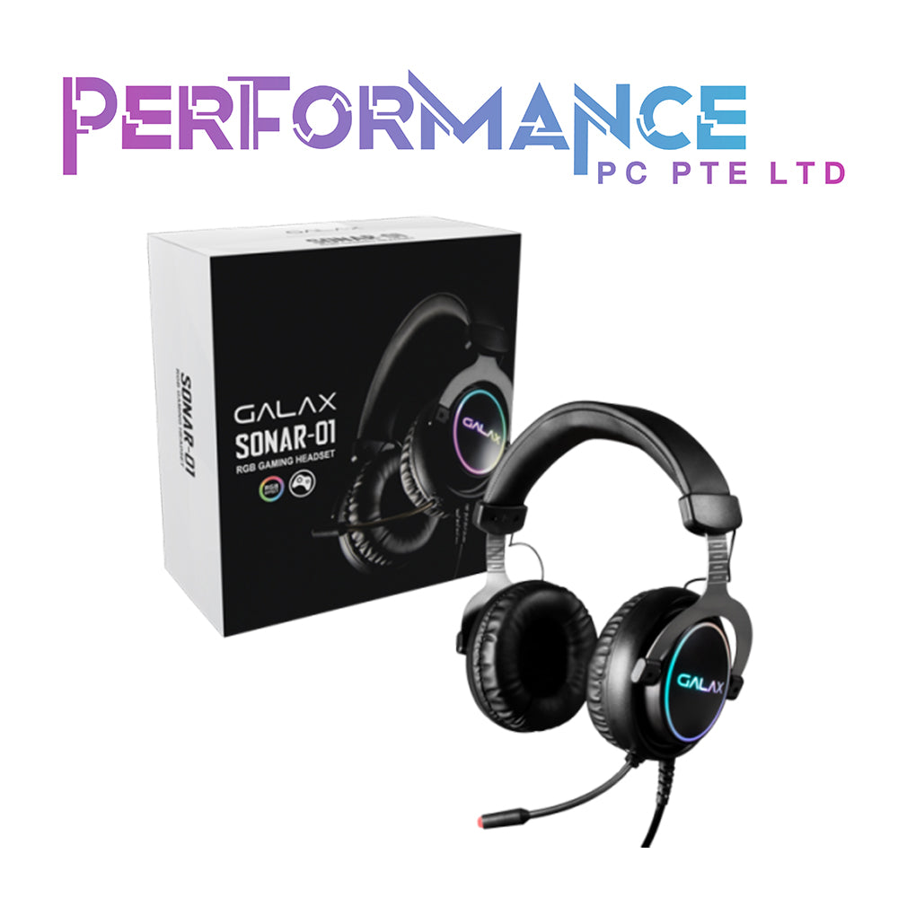 GALAX SONAR Gaming Headset/Headphone (SNR-01)/(SNR-02)/(SNR-03) USB 7.1 Channel RGB (1 YEAR WARRANTY BY CORBELL TECHNOLOGY PTE LTD)