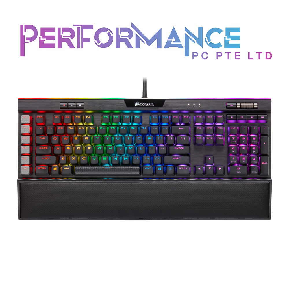 CORSAIR K95 RGB PLATINUM XT Mechanical Gaming Keyboard - Cherry MX Brown/Speed (2 YEARS WARRANTY BY CONVERGENT SYSTEMS PTE LTD)