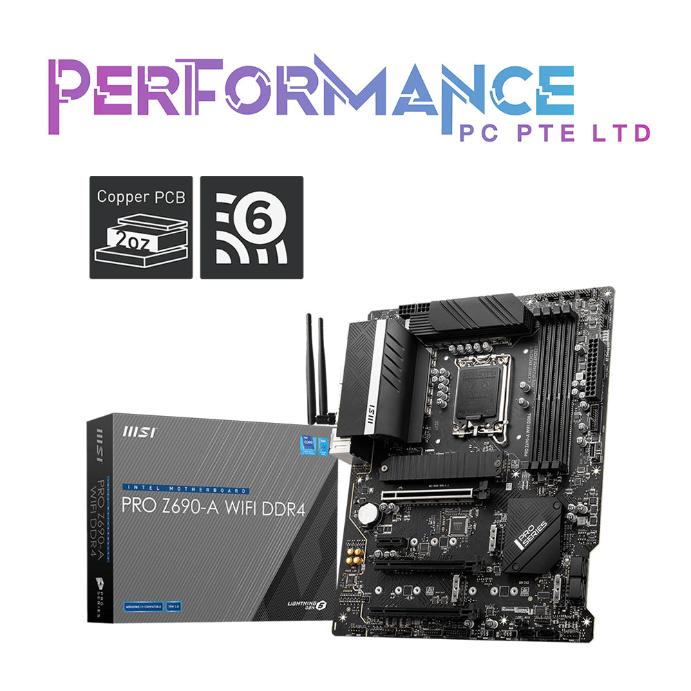 MSI PRO Z690-A WIFI DDR4 (3 YEARS WARRANTY BY CORBELL TECHNOLOGY PTE LTD)