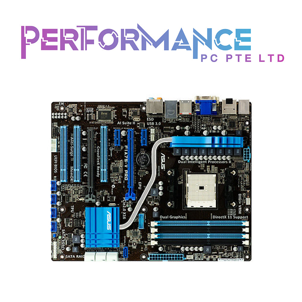 ASUS F1A75-V Pro - F1 Socket - A75 - SATA 6Gbps and USB 3.0 - ATX DDR3 1800 AMD - FM1 Motherboards